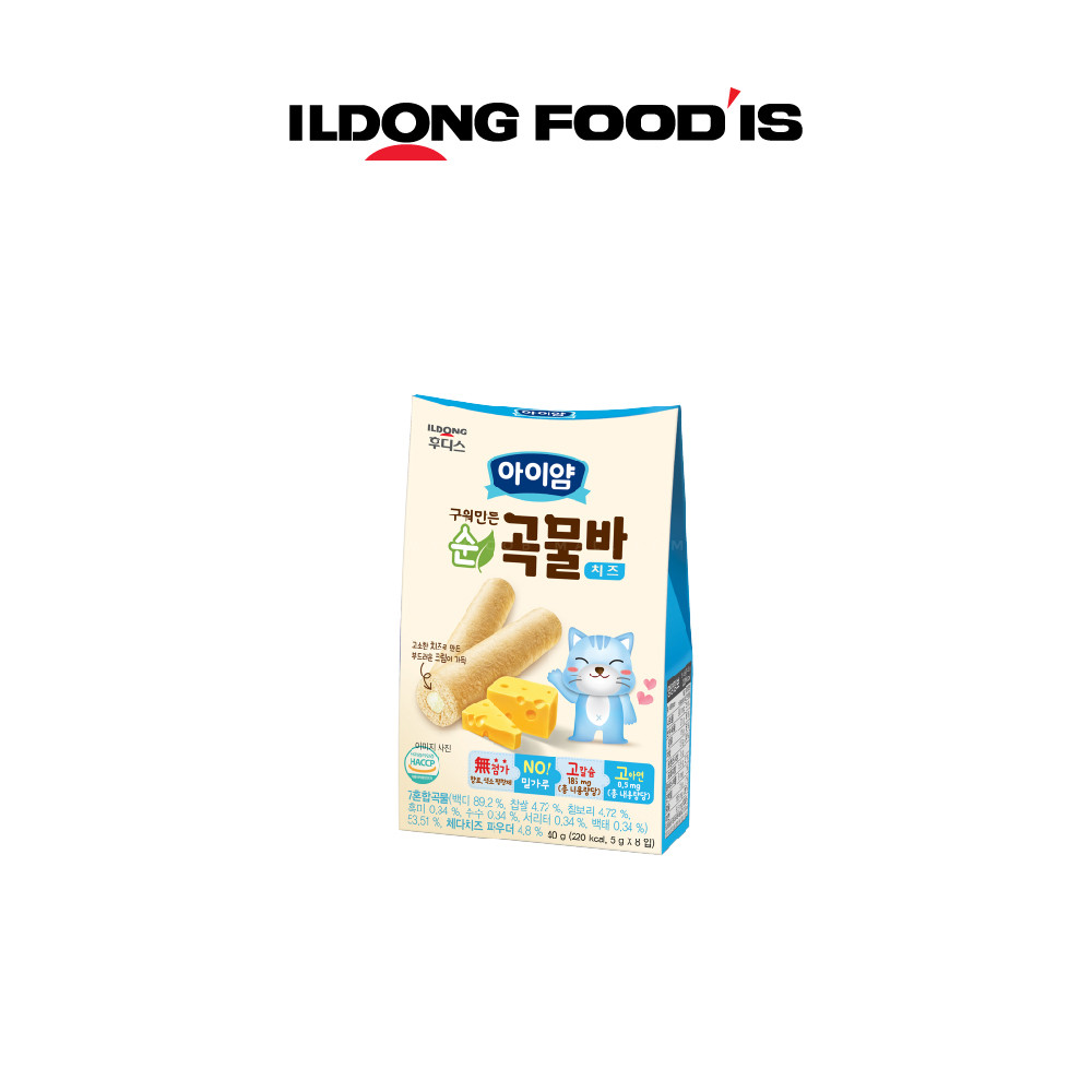 ILDONG Korea Ayiyum Grain Bar Kids Healthy Snack 40G