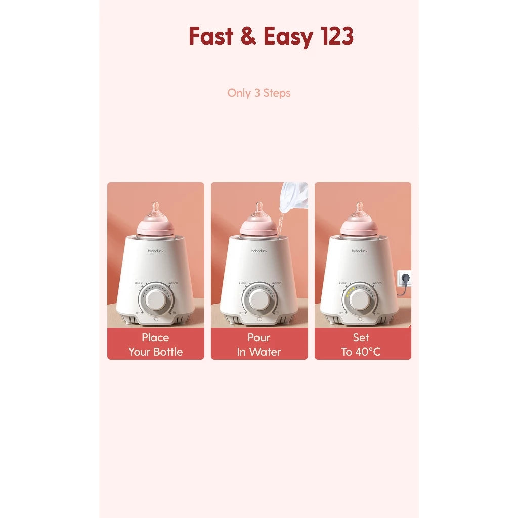 Boboduck Single Bottle Warmer & Sterilizer F6232