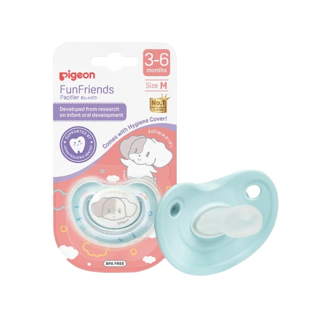 PIGEON FunFriends Howapipi Pacifiers - Size S/M/L