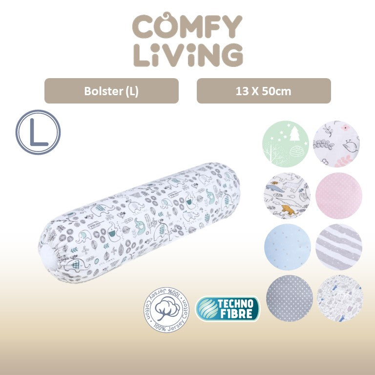 Comfy Living Baby Bolster (13 x 50 cm) L Size