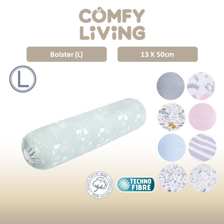 Comfy Living Baby Bolster (13 x 50 cm) L Size