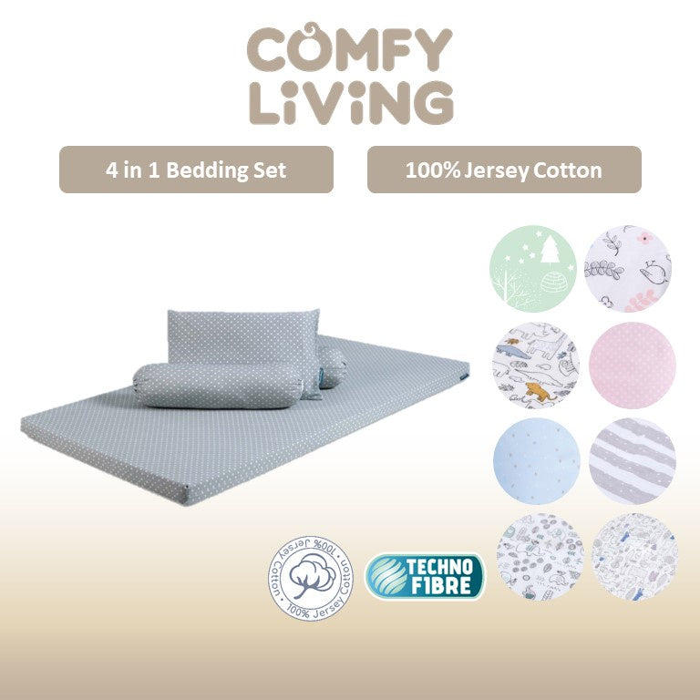 Comfy Living 4-in-1 Bedding Set