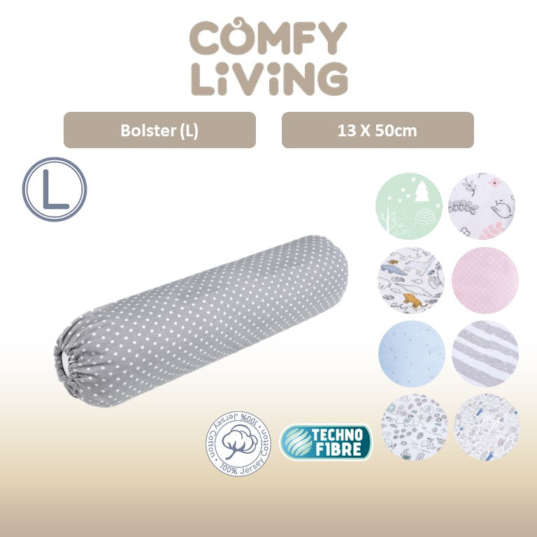 Comfy Living Baby Bolster (13 x 50 cm) L Size