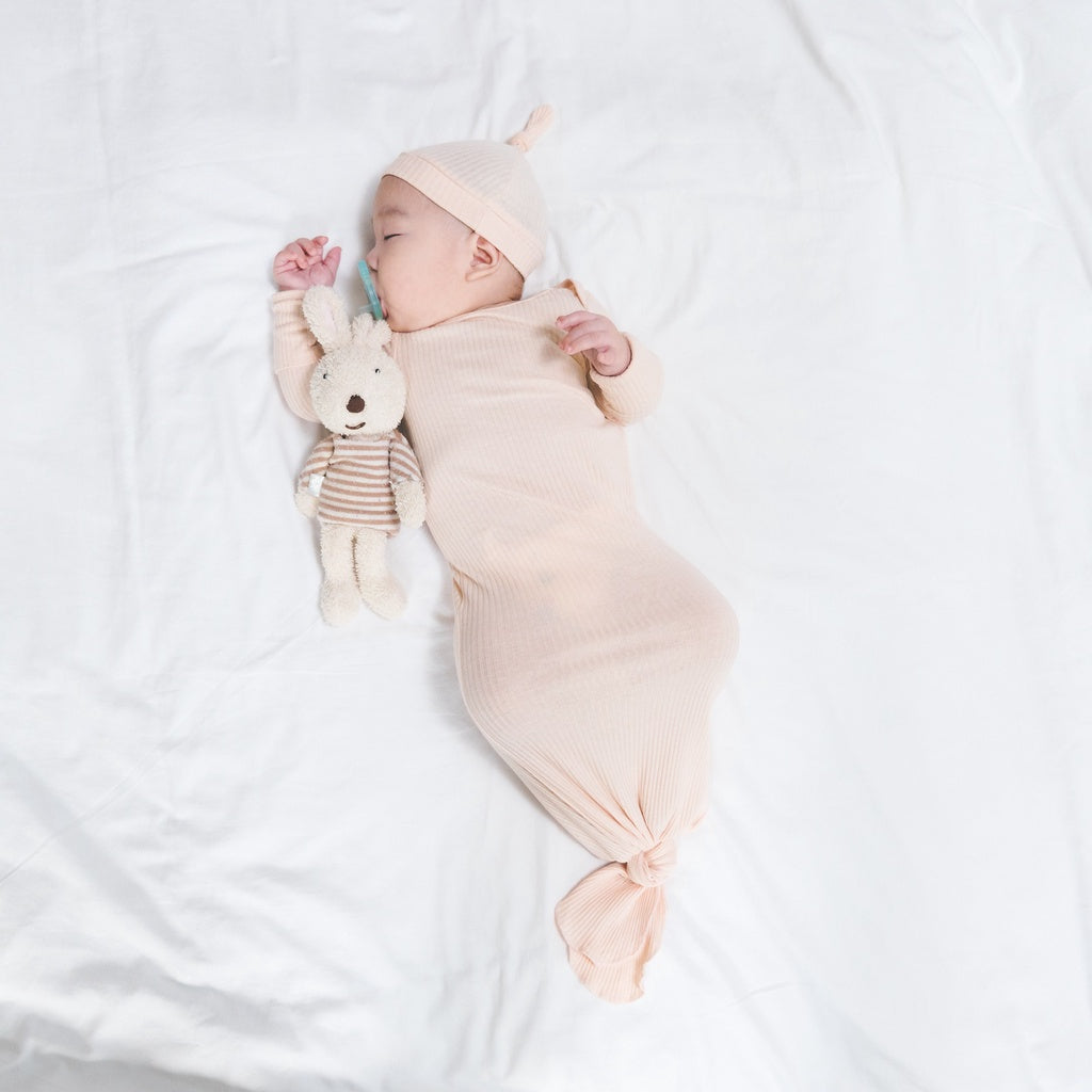 Jae Ko® Award Winning Organic Baby Wear Long Sleeves Knotted Gowns