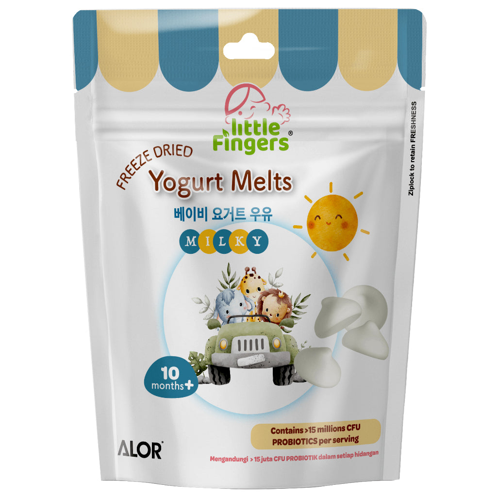 Little Fingers: Premium Freeze-Dried Yogurt Melts for Toddlers (10 months and up) - 15g Pack