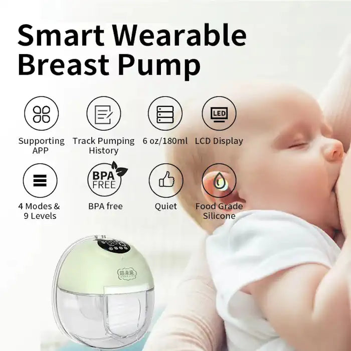 Momwilike: Smart Apps Wearable Breast Pump With Free Gift