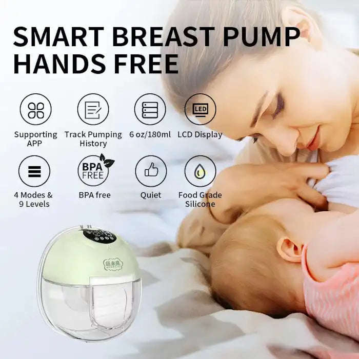 Momwilike: Smart Apps Wearable Breast Pump With Free Gift