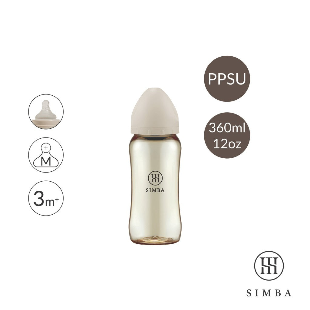 ALLONGĂ PPSU W/N CROSS HOLE FEEDING BOTTLE (360ML)