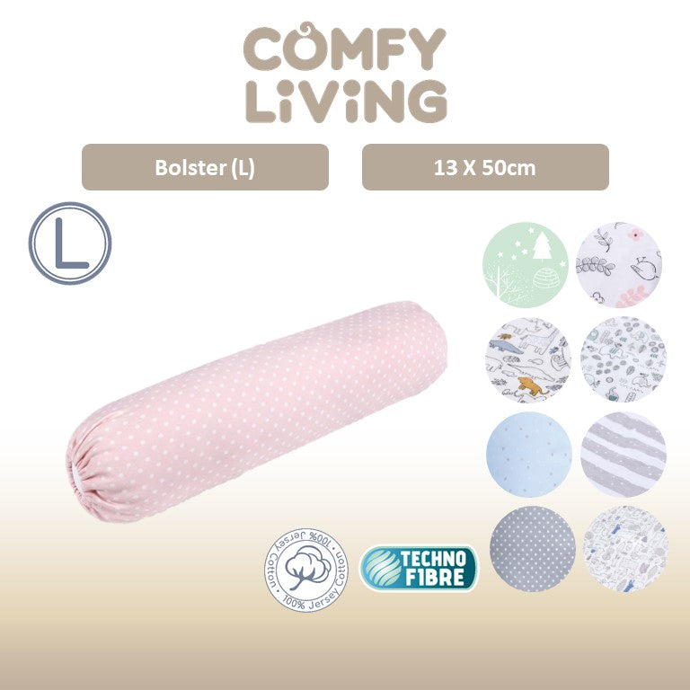 Comfy Living Baby Bolster (13 x 50 cm) L Size