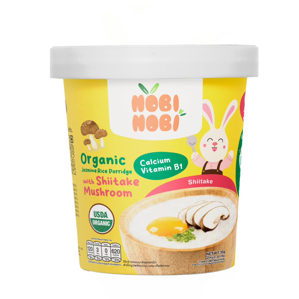 Nobi Nobi Organic Jasmine Rice Instant Porridge 35g 12m+
