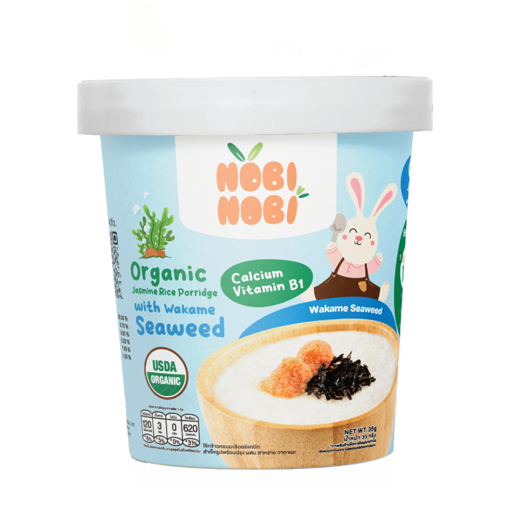 Nobi Nobi Organic Jasmine Rice Instant Porridge 35g 12m+