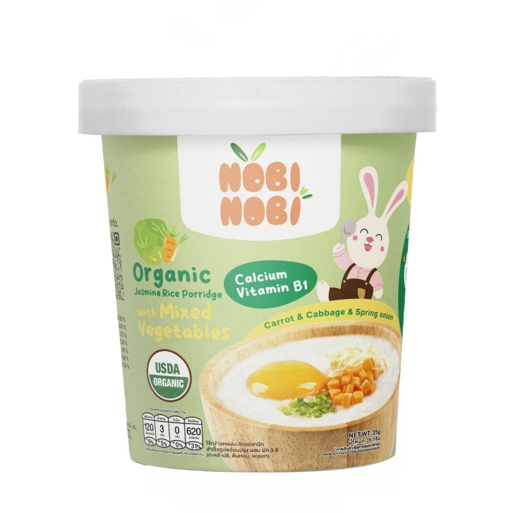Nobi Nobi Organic Jasmine Rice Instant Porridge 35g 12m+