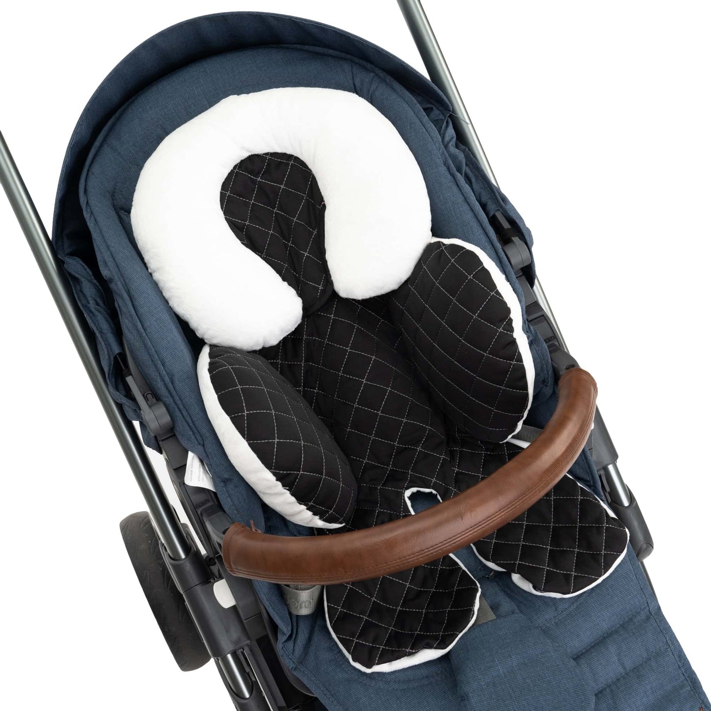 Princeton: Baby Head and Body Support Pillow for Stroller / Car Seat (Black)