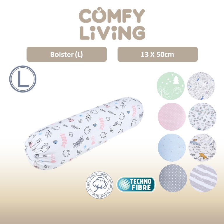 Comfy Living Baby Bolster (13 x 50 cm) L Size