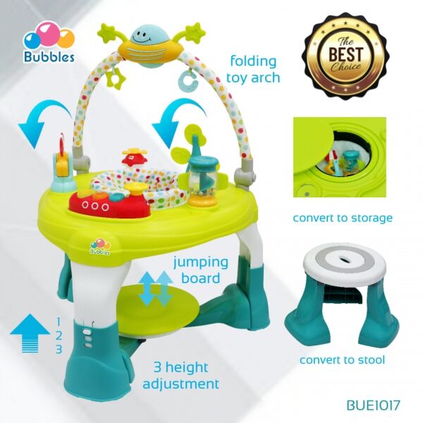Bubbles: Spin & Jump Multi Function Activity Center (Green)