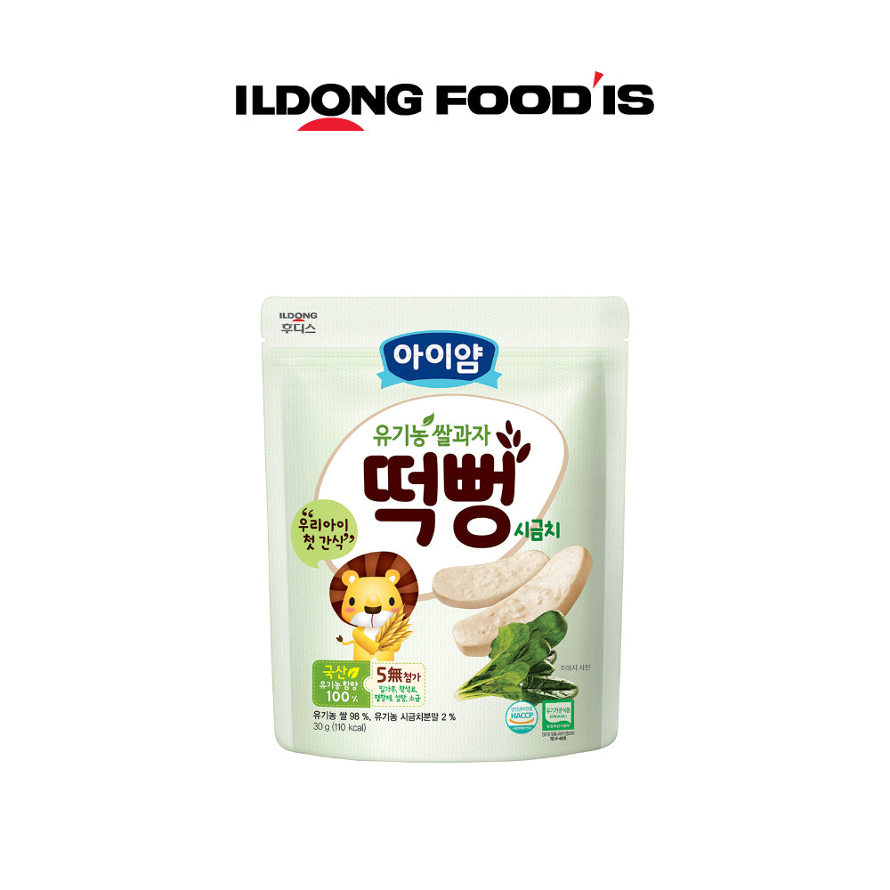 ILDONG Ayiyum Baby Organic Rice Rusk Ddeokbbeong 30G