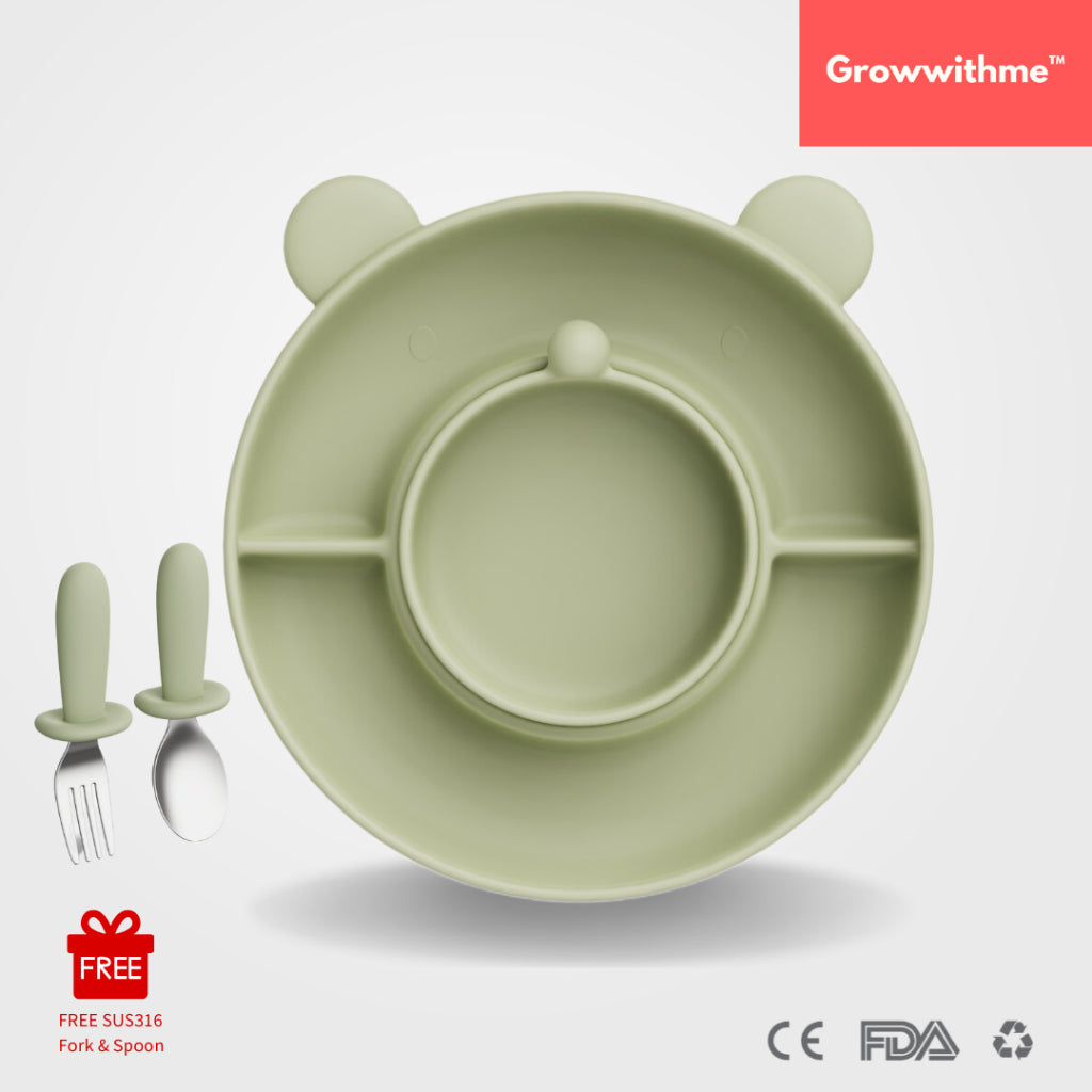 Growwithme™ Silicone Suction Plate