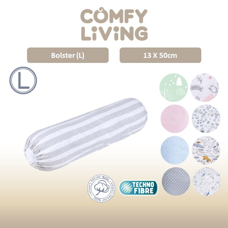 Comfy Living Baby Bolster (13 x 50 cm) L Size