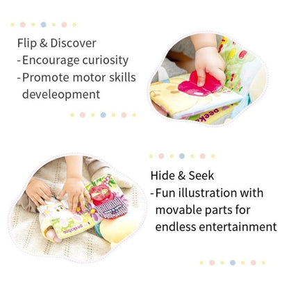 Combi Baby Sense & Discover Book Malo Bear | Applicable Age: 3 Momths+