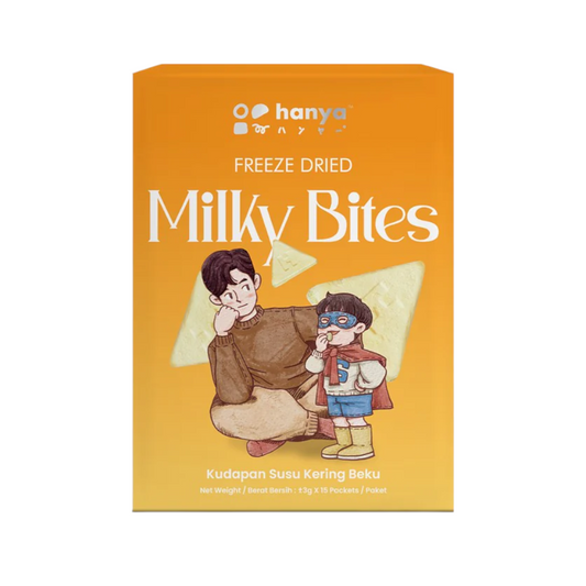 Hanya Freeze-Dried Milky Bites 3g X 15s | Nutritious & Delicious