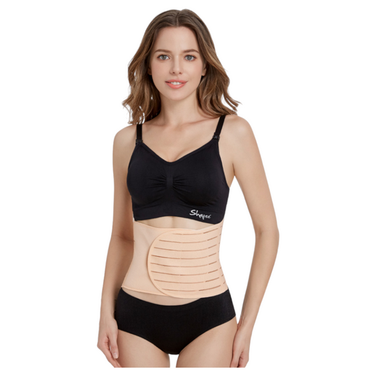 Shapee Belly Wrap Basic (FREE SIZE) - Postpartum Recovery Belt, Instant Slimming Belly Wrap