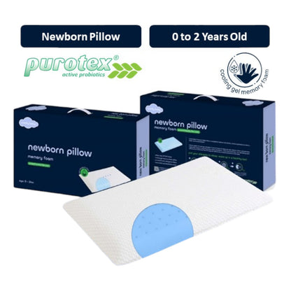 Comfy Baby Purotex Cooling Gel Newborn Pillow (24 x 40 x 3.5cm)