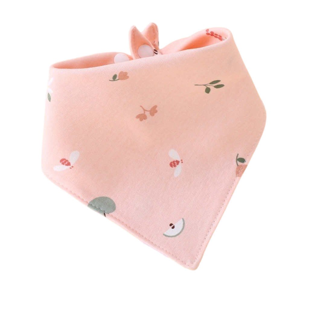 Baby 100% Cotton Drooling Bib (Pick Randomly) Buy 3 Free 1
