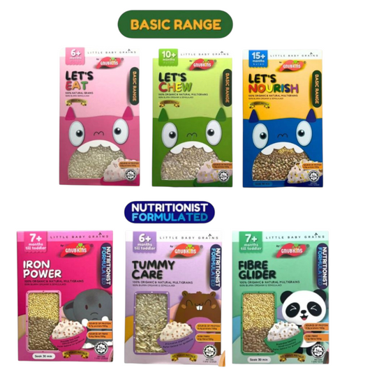 Little Baby Grains Let's Eat from 6 months (BASIC Range)