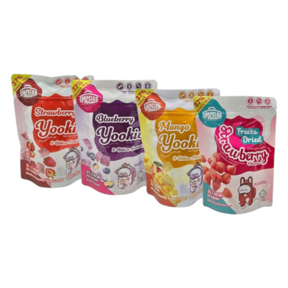SPACE LAB YOGURT / BLUEBERRY YOOKIES/ MANGO YOOKIES/ STRAWBERRY YOOKIES/ STRAWBERRY FREEZE DRIED 26g