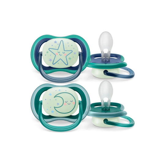 Philips Avent Ultra Air Symmetrical Night Time Soother (6-18m)