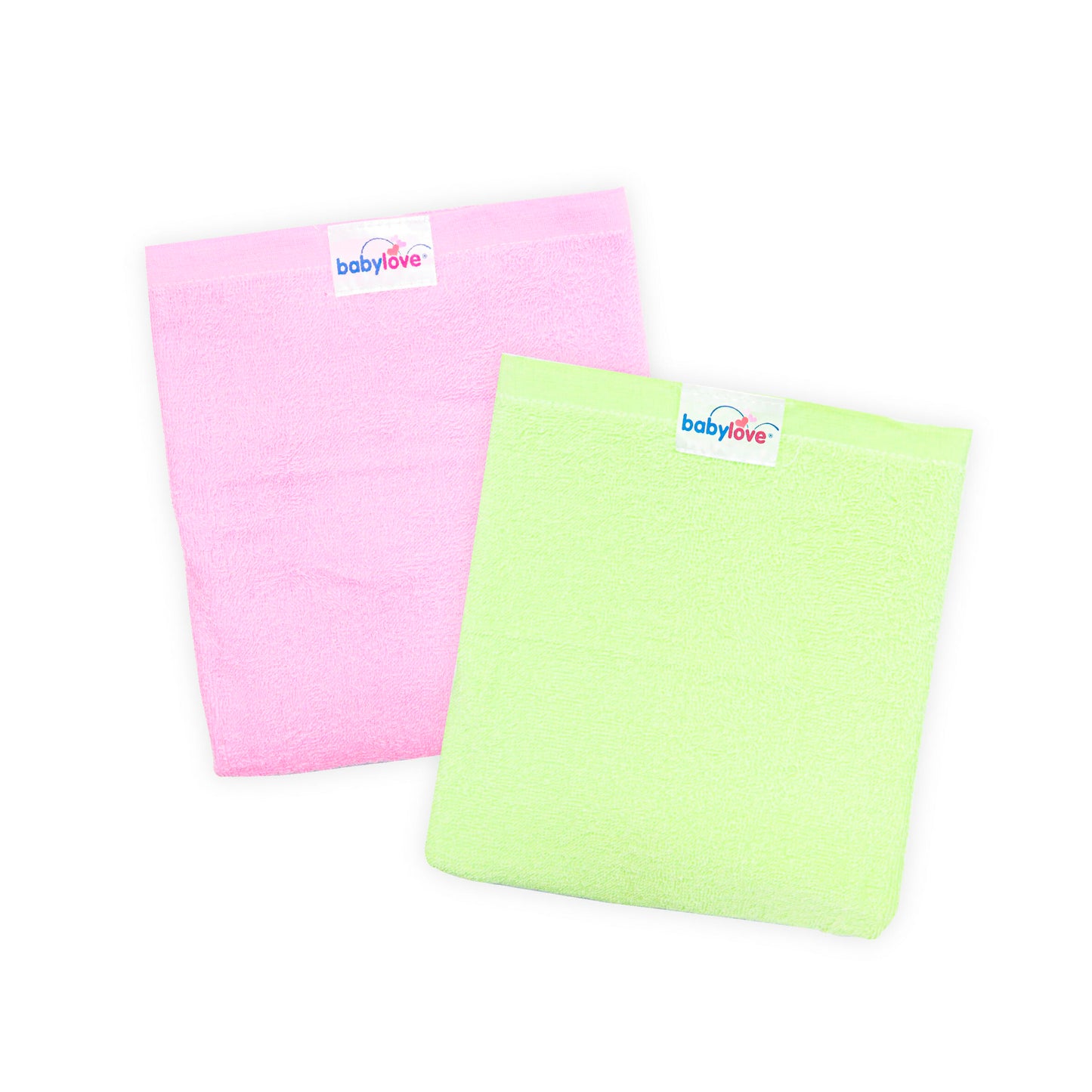 Babylove 2’s Cotton Towel (Twin Pack) Color Pick Randomly