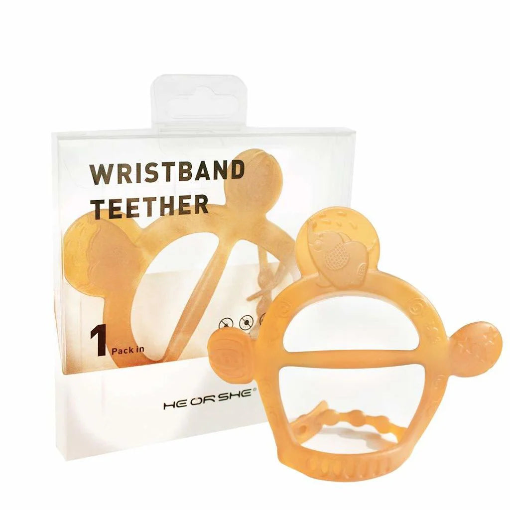 HE OR SHE Anti Bacterial Wristband Teether