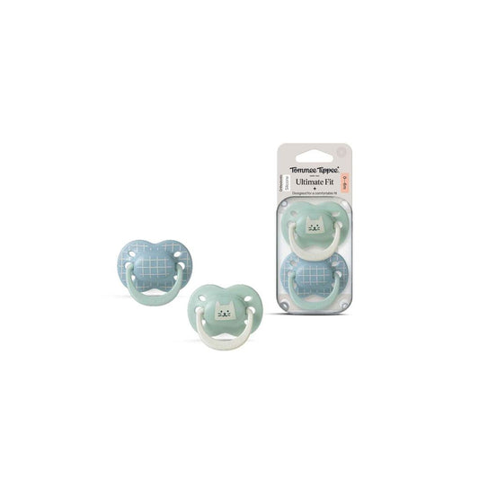 Tommee Tippee Ultimate Fit Silicone Soother (2 Packs)