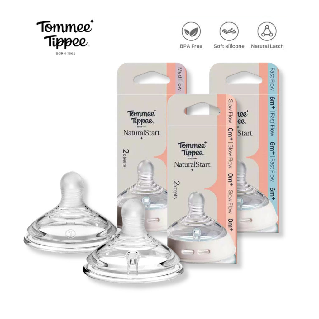 Tommee Tippee Natural Start Baby Bottle Soft Teat ( 2xteats )