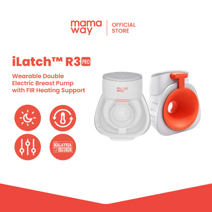 MAMAWAY iLatch™ R3 Wearable Double Electric Breast Pump