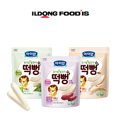 ILDONG Ayiyum Baby Organic Rice Rusk Ddeokbbeong 30G
