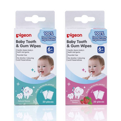 Pigeon Baby Tooth & Gum Wipes 6+Month