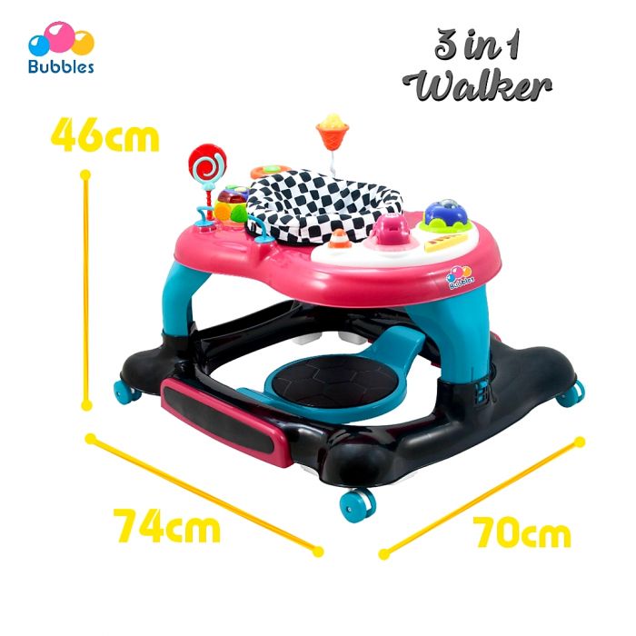 BUBBLES 3 in 1 Baby Walker Galaxy