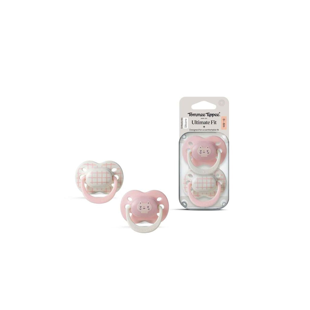 Tommee Tippee Ultimate Fit Silicone Soother (2 Packs)