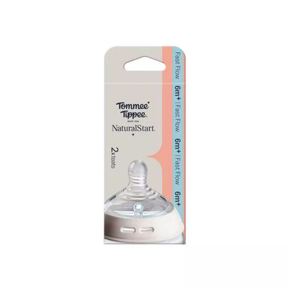 Tommee Tippee Natural Start Baby Bottle Soft Teat ( 2xteats )