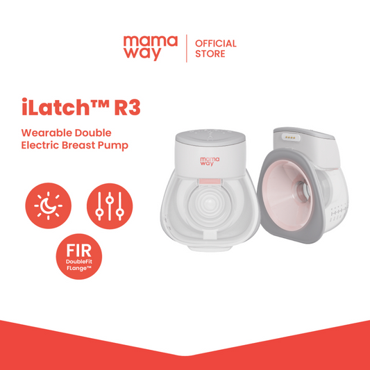 MAMAWAY iLatch™ R3 Wearable Double Electric Breast Pump