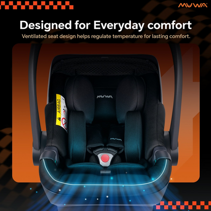 Muwa Noar R129 i-size Carrier Car Seat Baby Newborn-85cm