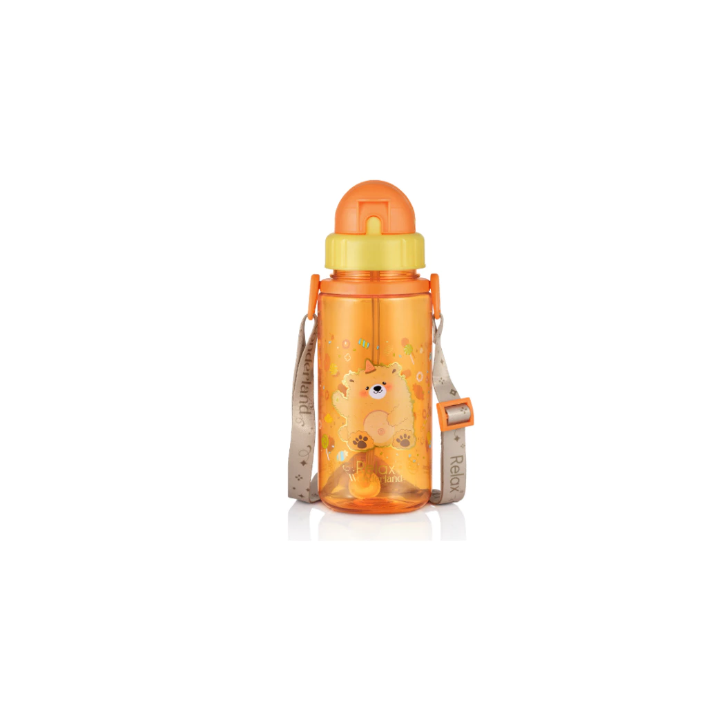 RELAX Tritan Botol Air Kanak-kanak Wonderland Series Kids Water Bottle Colourful Design BPA Free - D7740 Series 400ml
