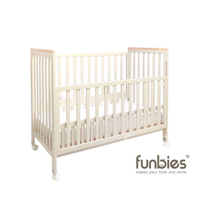 Funbies Haloo Baby Cot Set (Pipe Clay + Natural White)