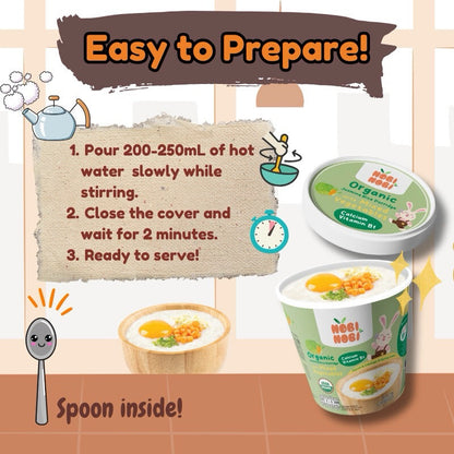 Nobi Nobi Organic Jasmine Rice Instant Porridge 35g 12m+