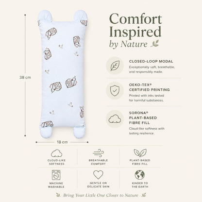 Twinkle Planet CuddleDream Baby Pillow Modal Fabric Cooling Breathable Bedtime Companion Large