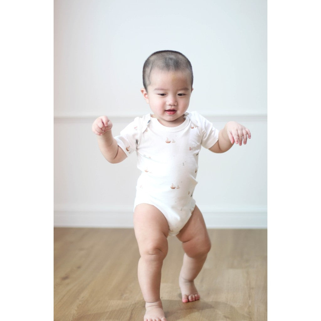 Twinkle Planet Organic Cotton Short Sleeve Baby Bodysuit