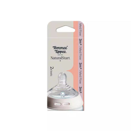 Tommee Tippee Natural Start Baby Bottle Soft Teat ( 2xteats )