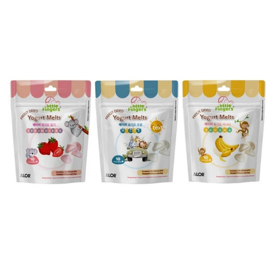 Little Fingers: Premium Freeze-Dried Yogurt Melts for Toddlers (10 months and up) - 15g Pack