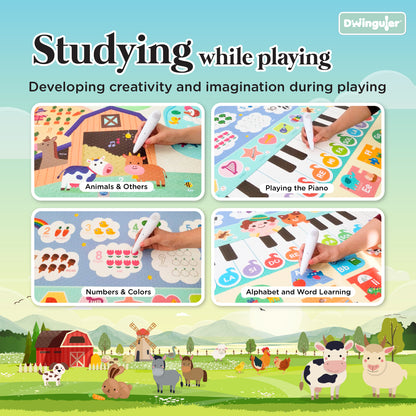 Dwinguler Sensory Playmat (M) - 190 x 140 x 1.2cm